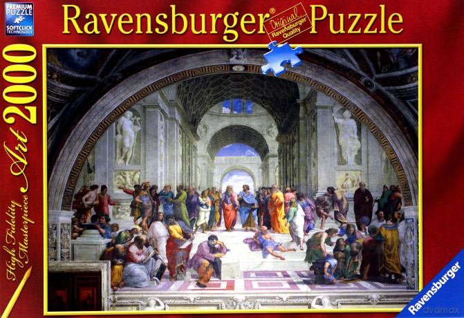 RAVENSBURGER 2000 el. Szkoła w Atenach 166695 [PUZZLE]