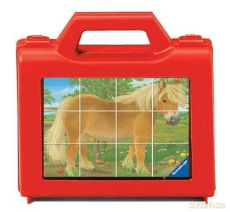 RAVENSBURGER 12 EL. ZWIERZĘTA KLOCKI 74129 [KLOCKI]