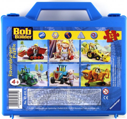 RAVENSBURGER 12 EL. BOB BUDOWNICZY KLOCKI 74310 [KLOCKI]