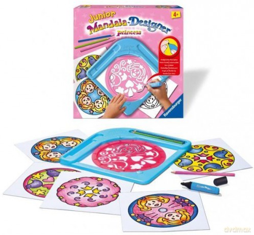 MANDALA Zestaw do Rysowania Księżniczki 298938 [ZABAWKA]