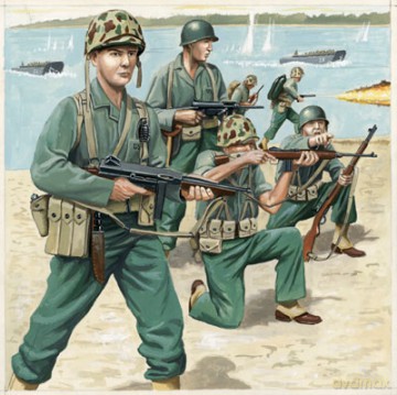 REVELL USMarineinfanterie WW II 2506 [MODELARSTWO]