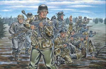 REVELL German Infantry Ardens WW II 2502 [MODELARSTWO]