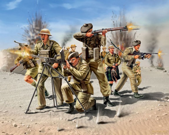 REVELL Scottish Infantry 8th Army WW II 2512 [MODELARSTWO]