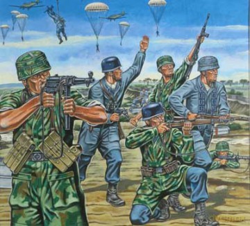 REVELL German Paratroopers WW II 2500 [MODELARSTWO]