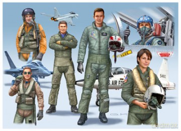 REVELL NATO Pilots (DGBUSA) Modern 02402 [MODELARSTWO]
