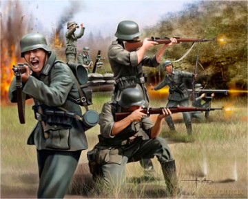REVELL German Infantry WWII 2598 [MODELARSTWO]