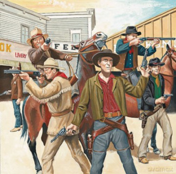 REVELL Cowboys Wilder Westen 2554 [MODELARSTWO]