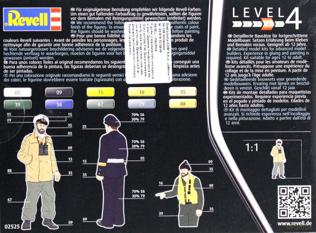 REVELL German Navy Figures 2525 [MODELARSTWO]
