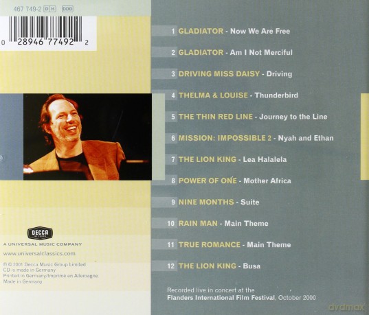 Hans Zimmer: The Wings Of A Film: The Music Of Hans Zimmer [CD]
