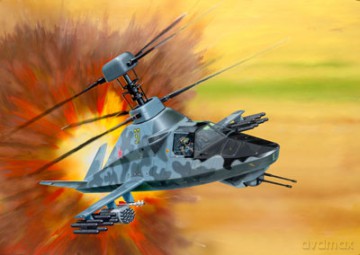 REVELL Kamov Ka58 Stealth Helicopter 4413 [MODELARSTWO]