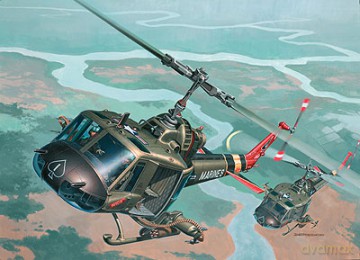 REVELL Bell UH1 "Huey Hog" 4476 [MODELARSTWO]