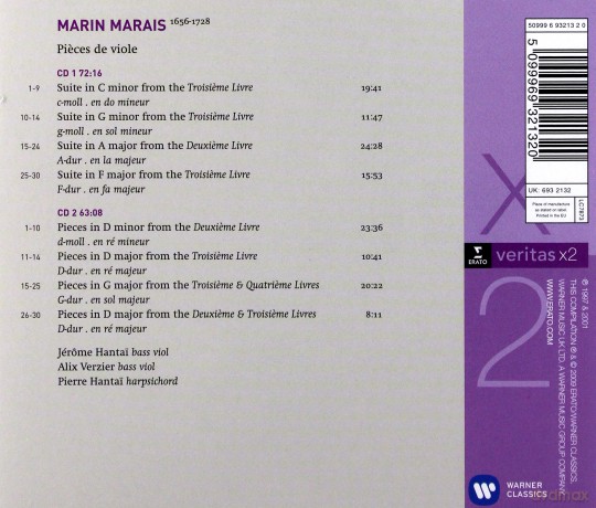 Hantai: Veritas X2-Picces De Viole [2CD]