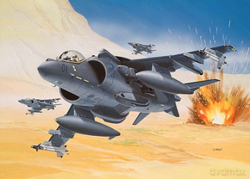 REVELL AV8B Harrier II plus 4038 [MODELARSTWO]