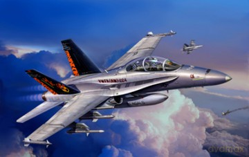 REVELL FA18 D Hornet Wild Weasel 4064 [MODELARSTWO]