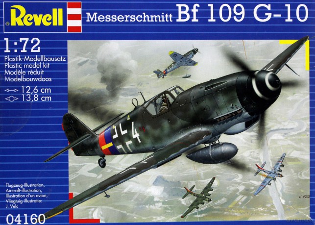 REVELL Messerschmitt Bf 109 G10 4160 [MODELARSTWO]