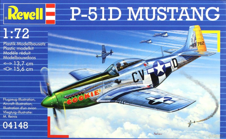 REVELL P51D Mustang 4148 [MODELARSTWO]