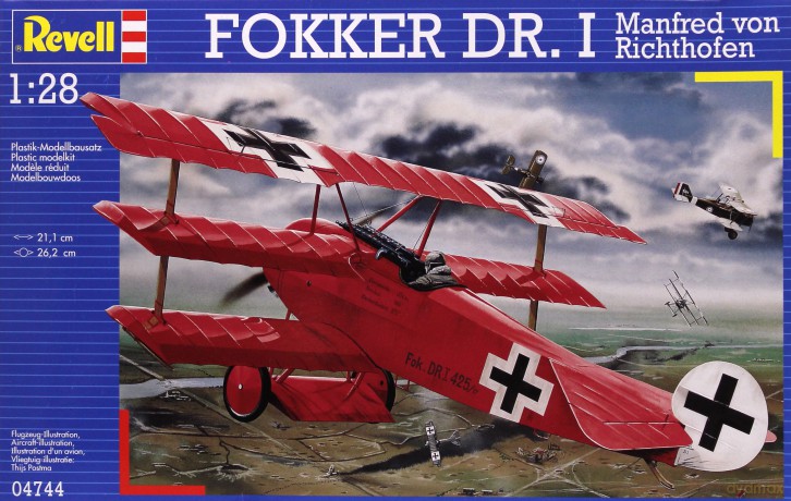 REVELL Fokker Dr.I "Richthofen" 4744 [MODELARSTWO]