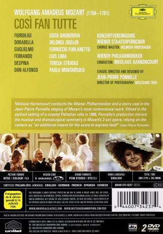 Harnoncourt: Mozart:Cosi Fan Tutte [2DVD]