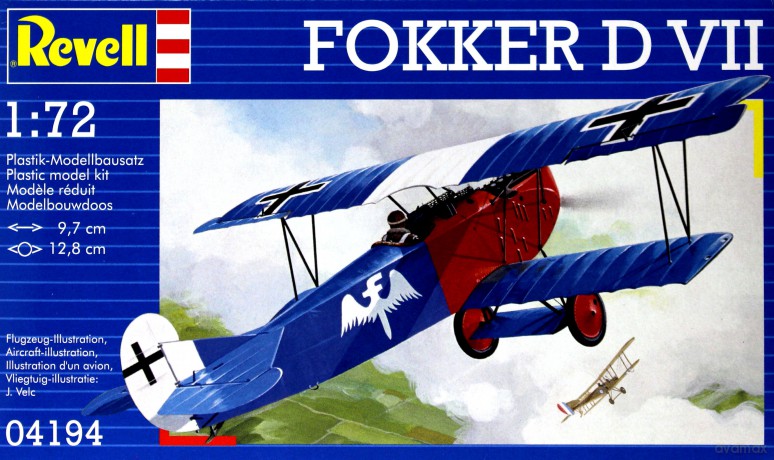 REVELL Fokker D VII 4194 [MODELARSTWO]