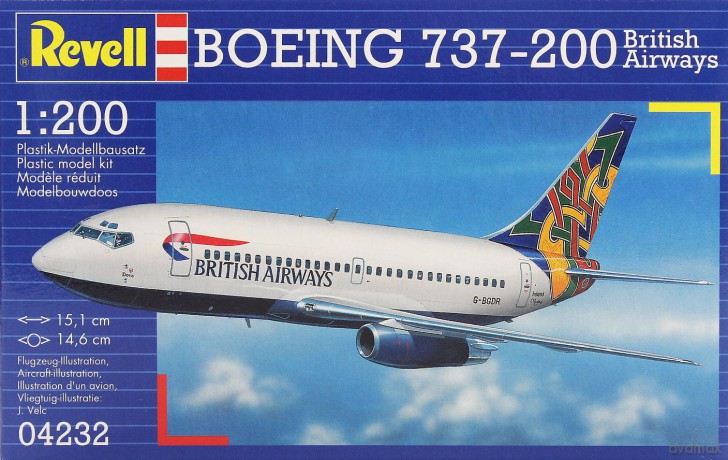 REVELL Boeing 737200 4232 [MODELARSTWO]