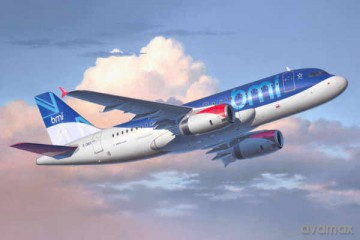REVELL Airbus A319 bmiAustrian Airline 4200 [MODELARSTWO]