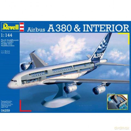 REVELL Airbus A380 Visible Model Set 04259a [MODELARSTWO]