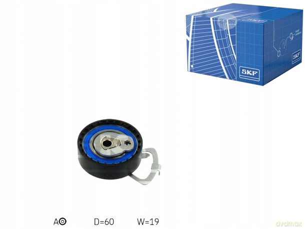 SKF VKM 11124 Rolka napinacza, pasek rozrządu Audi Skoda VW Seat