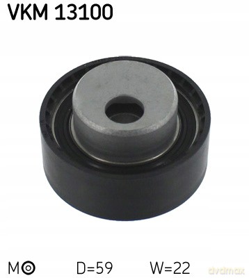 SKF VKM 13100 Rolka napinacza, pasek rozrządu Peugeot Citroen
