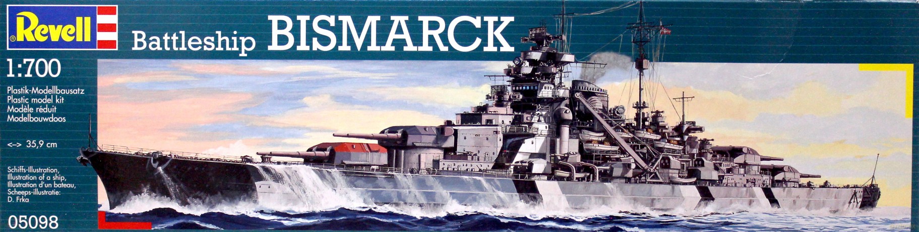 REVELL Battleship Bismarck 5098 [MODELARSTWO]