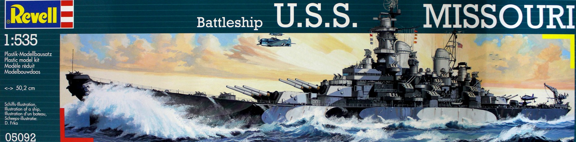 REVELL Battleship USS Missouri 5092 [MODELARSTWO]