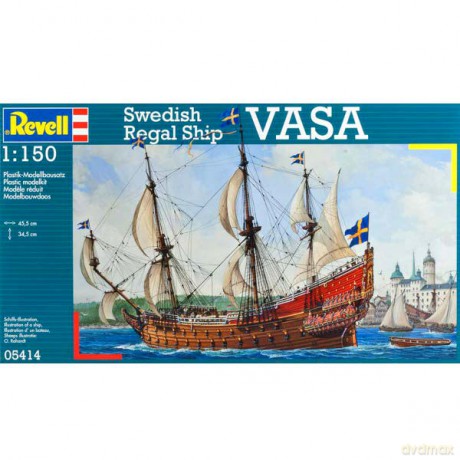 REVELL Swedish Regal Ship VASA 5414 [MODELARSTWO]