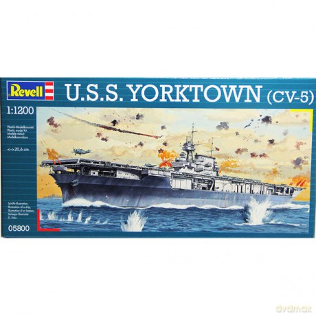 REVELL USS Yorktown (mini) 05800 [MODELARSTWO]