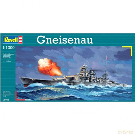 REVELL Gneisenau (mini) 05803 [MODELARSTWO]