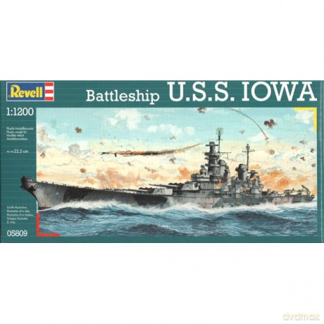 REVELL U.S.S. Iowa (mini) 05809 [MODELARSTWO]