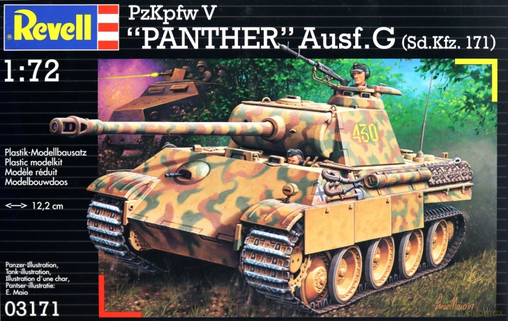 REVELL PzKpfw V Panther Ausf.G 3171 [MODELARSTWO]