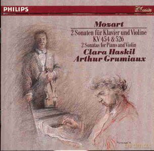 Haskil/Grumiaux: Mozart:Son.Klav+Viol.Kv454/526 [CD]