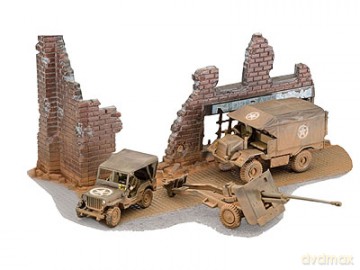 REVELL Morris Truck with 17pdr. Gun&Jeep 3219 [MODELARSTWO]