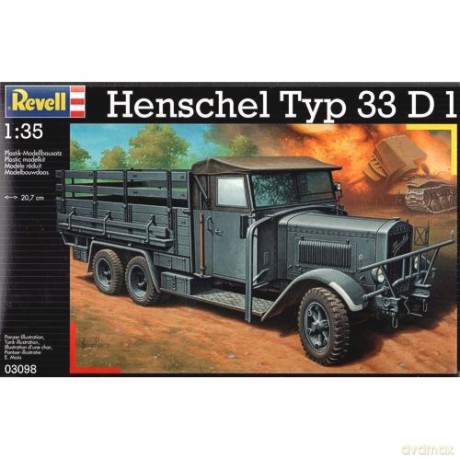REVELL Henschel 33 D 1 3098 [MODELARSTWO]
