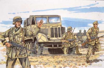 REVELL Sd.Kfz m. Motorbike&Africa Corps 3150 [MODELARSTWO]