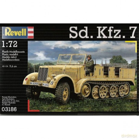 REVELL Sd.Kfz. 7 3186 [MODELARSTWO]