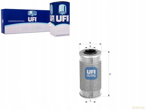 UFI 26.687.00 Filtr paliwa Opel Peugeot Renault Nissan Citroen Volvo Mitsubishi
