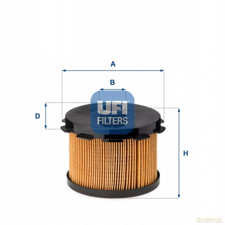UFI 26.688.00 Filtr paliwa Peugeot Toyota Fiat Citroen