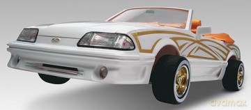 REVELL Lowrider Magazine 1992 Mustang GT 85-2044 [MODELARSTWO]
