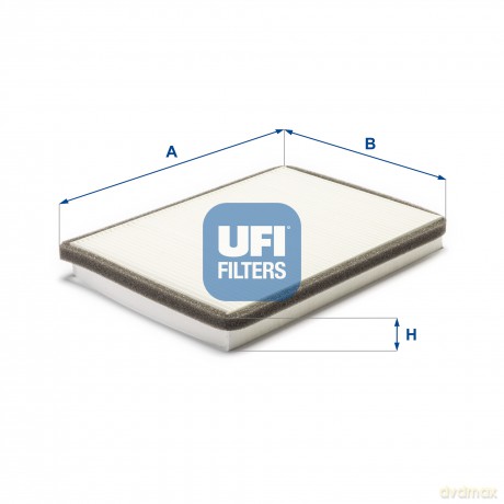 UFI 53.004.00 Filtr, wentylacja przestrzeni pasażerskiej Citroen