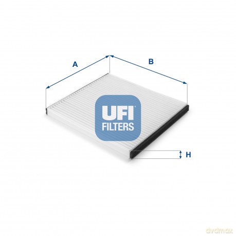 UFI 53.050.00 Filtr, wentylacja przestrzeni pasażerskiej Toyota