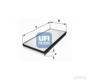 UFI 53.054.00 Filtr, wentylacja przestrzeni pasażerskiej Mercedes