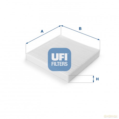 UFI 53.086.00 Filtr, wentylacja przestrzeni pasażerskiej Renault