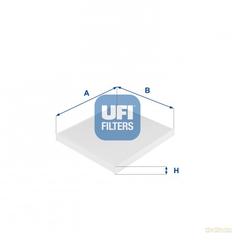 UFI 53.088.00 Filtr, wentylacja przestrzeni pasażerskiej Fiat Ford