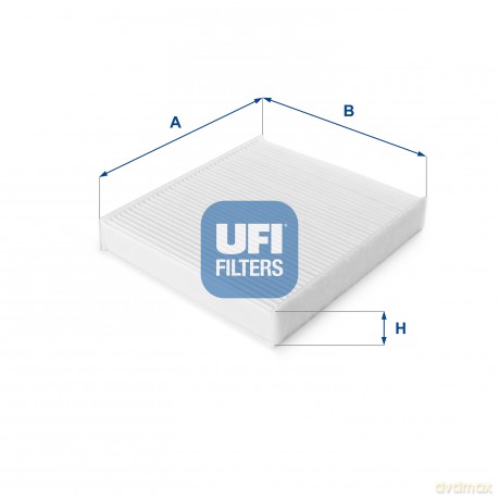UFI 53.129.00 Filtr, wentylacja przestrzeni pasażerskiej Ford Volvo