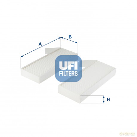 UFI 53.277.00 Filtr, wentylacja przestrzeni pasażerskiej Peugeot